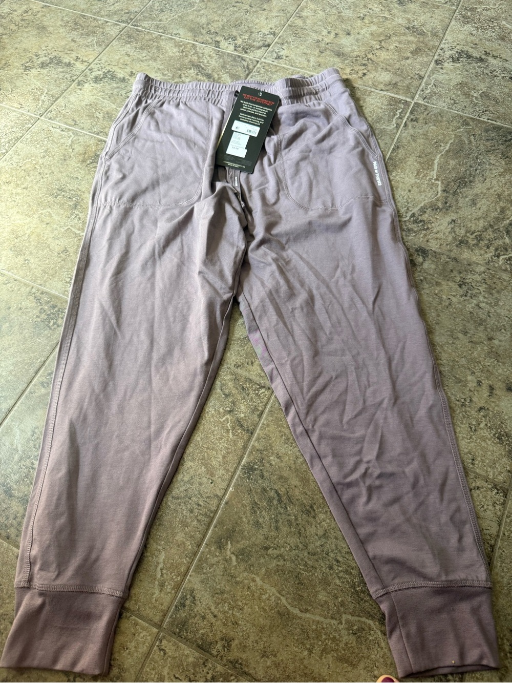 🍒Men's super soft lounge Pants in violet ice